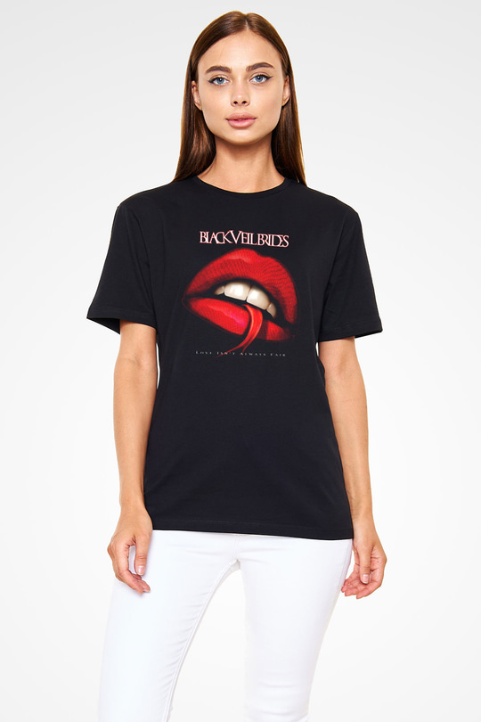 Black Veil Brides Siyah Unisex Tişört T-Shirt - TişörtFabrikası