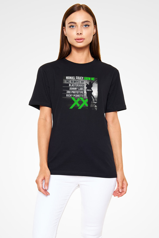 Blasterjaxx Siyah Unisex Tişört T-Shirt - TişörtFabrikası