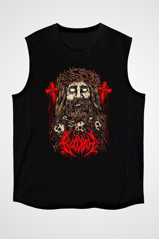 Bloodbath Siyah Unisex Kolsuz Tişört