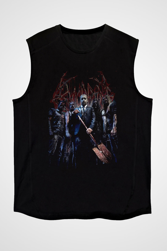 Bloodbath Siyah Unisex Kolsuz Tişört