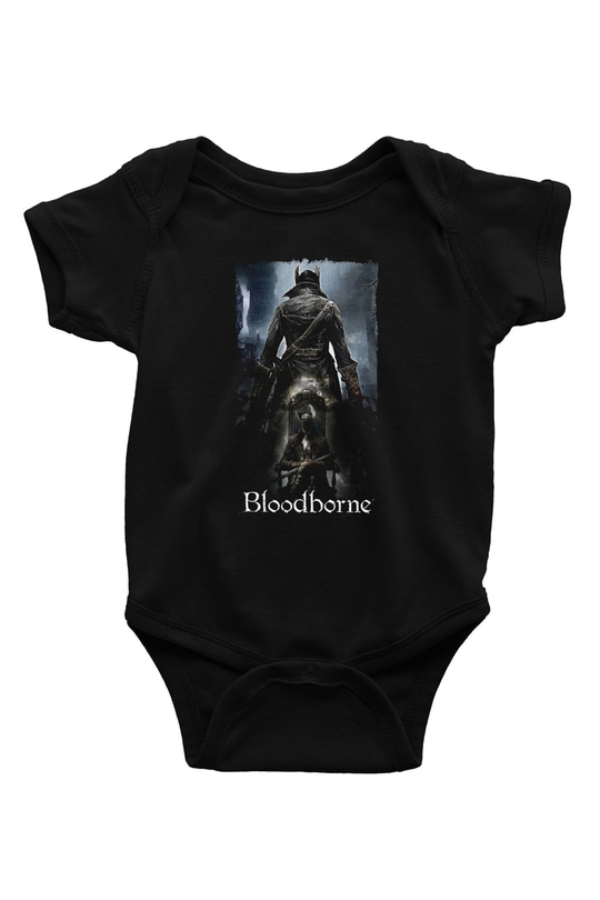 Bloodborne Siyah Bebek Body - Zıbın