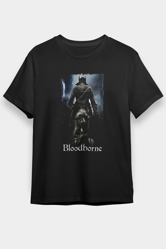 Bloodborne Siyah Unisex Tişört T-Shirt