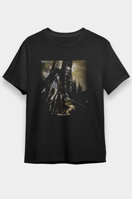 Bloodborne Siyah Unisex Tişört T-Shirt