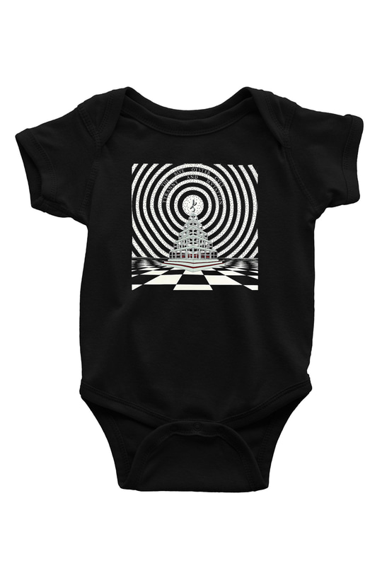 Blue Oyster Cult Baskılı Unisex Siyah Bebek Body - Zıbın