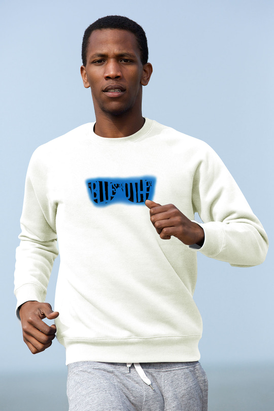 Blues Brothers Beyaz Unisex Sweatshirt