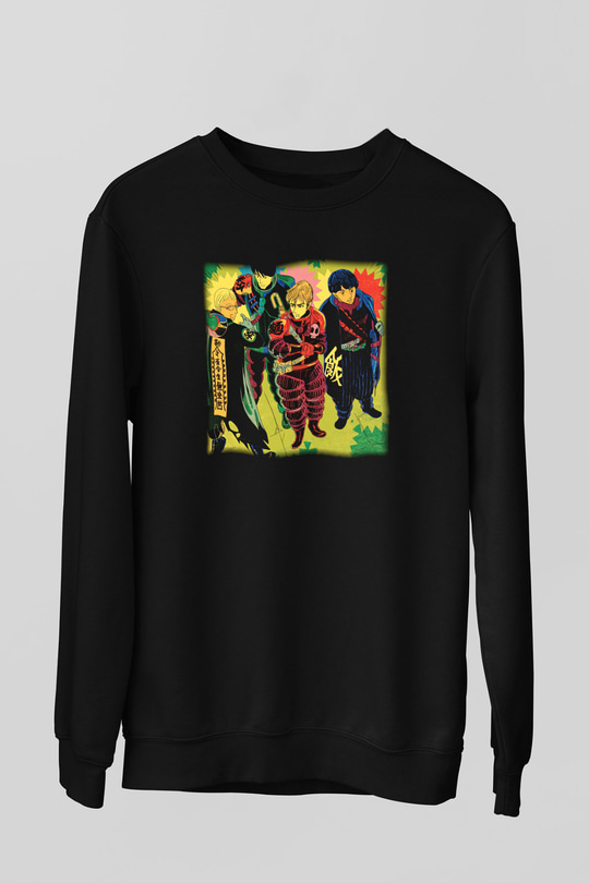 Blur Siyah Unisex Sweatshirt