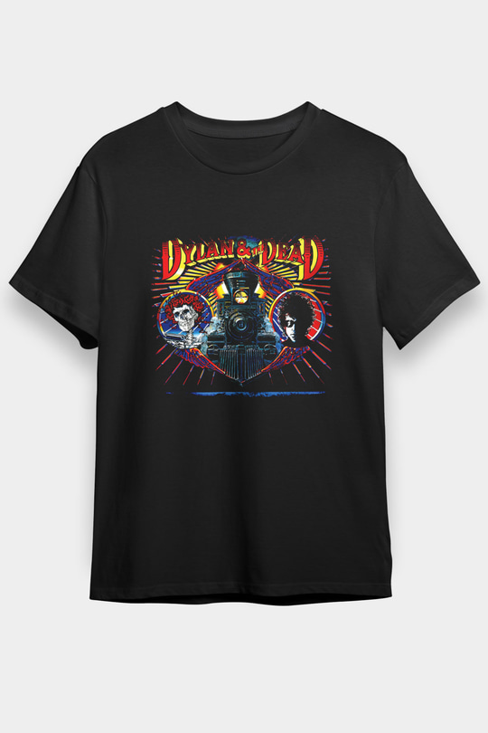 Bob Dylan Baskılı Unisex Siyah Tişört