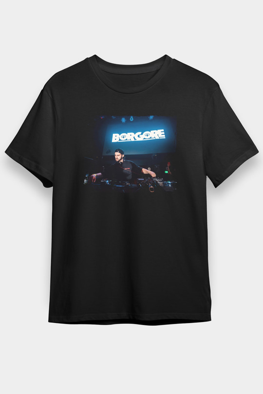 Borgore Siyah Unisex Tişört T-Shirt - TişörtFabrikası