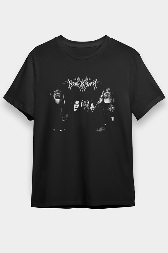 Borknagar Baskılı Unisex Siyah Tişört - Tshirt