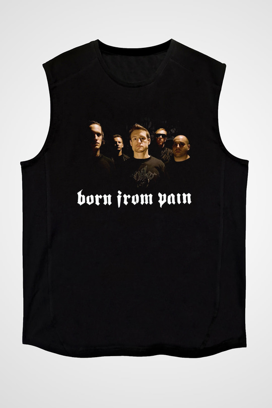 Born from Pain Siyah Unisex Kolsuz Tişört