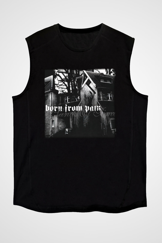 Born from Pain Siyah Unisex Kolsuz Tişört