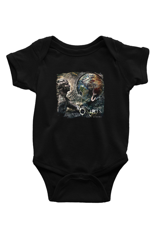Born Of Osiris Baskılı Unisex Siyah Bebek Body - Zıbın