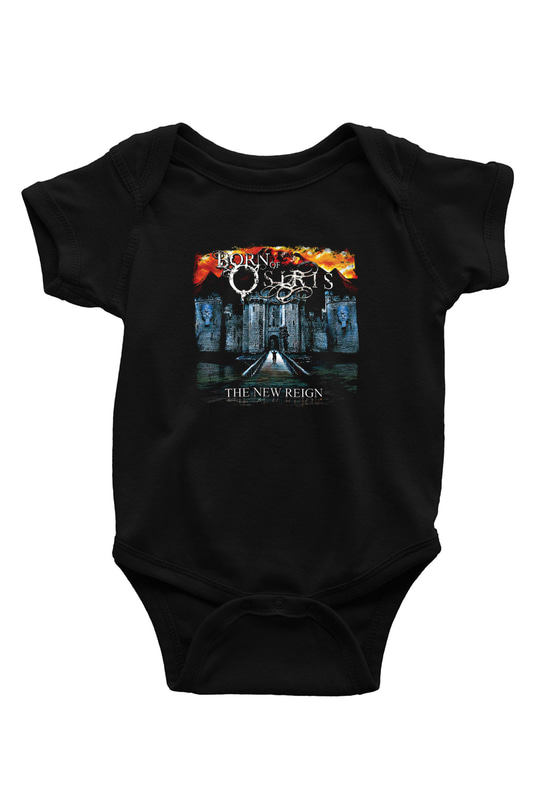 Born Of Osiris Baskılı Unisex Siyah Bebek Body - Zıbın