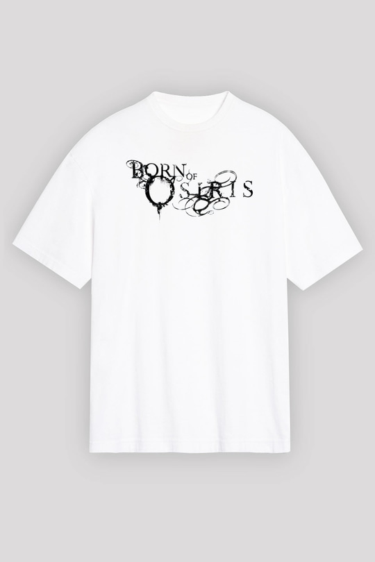 Born Of Osiris Beyaz Unisex Oversize Tişört T-Shirt