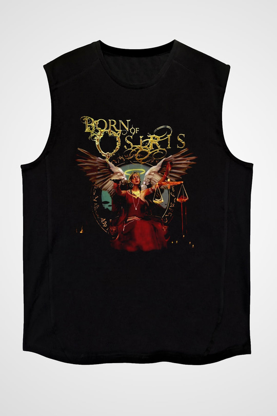 Born Of Osiris Siyah Unisex Kolsuz Tişört