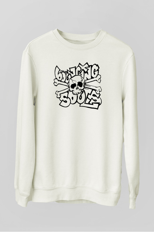 Bouncing Souls Beyaz Unisex Sweatshirt