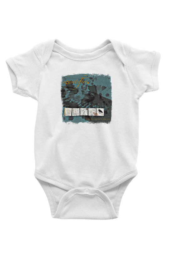 Boysetsfire Baskılı Unisex Beyaz Bebek Body - Zıbın