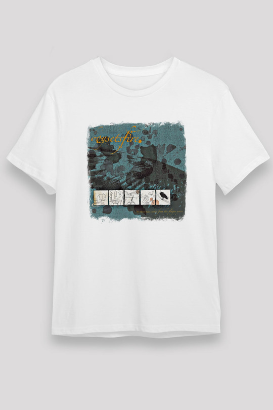 Boysetsfire Baskılı Unisex Beyaz Tişört