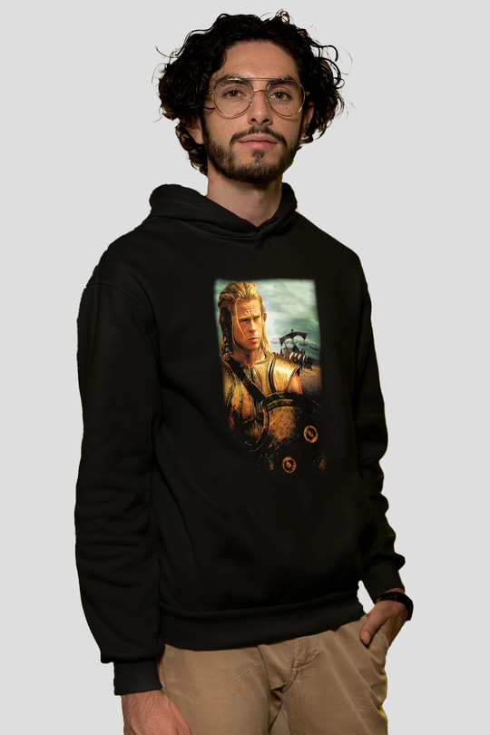 Brad Pitt Siyah Unisex Hoodie