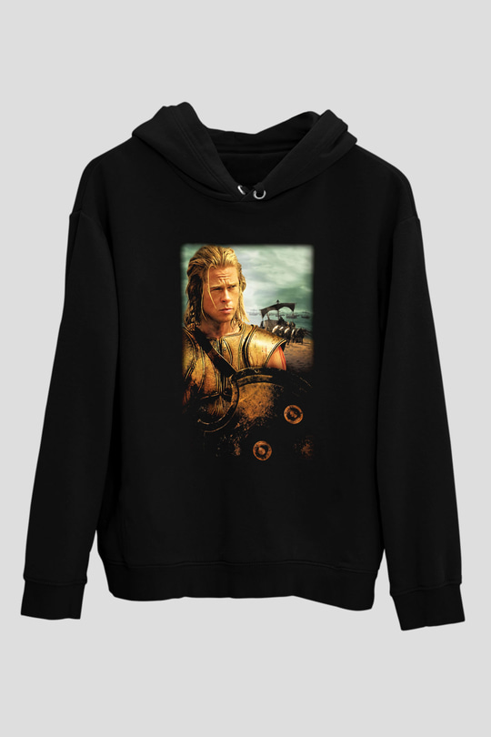 Brad Pitt Siyah Unisex Hoodie