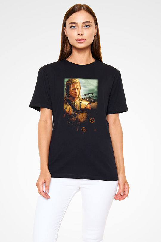 Brad Pitt Siyah Unisex Tişört T-Shirt - TişörtFabrikası