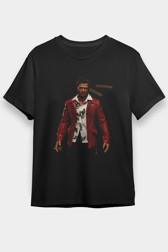Brad Pitt Siyah Unisex Tişört T-Shirt - TişörtFabrikası