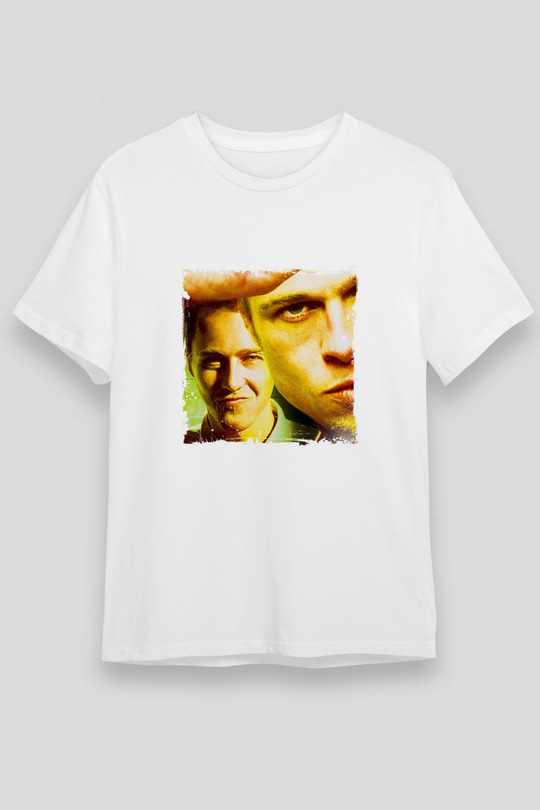Brad Pitt Unisex Baskılı Beyaz Tişört