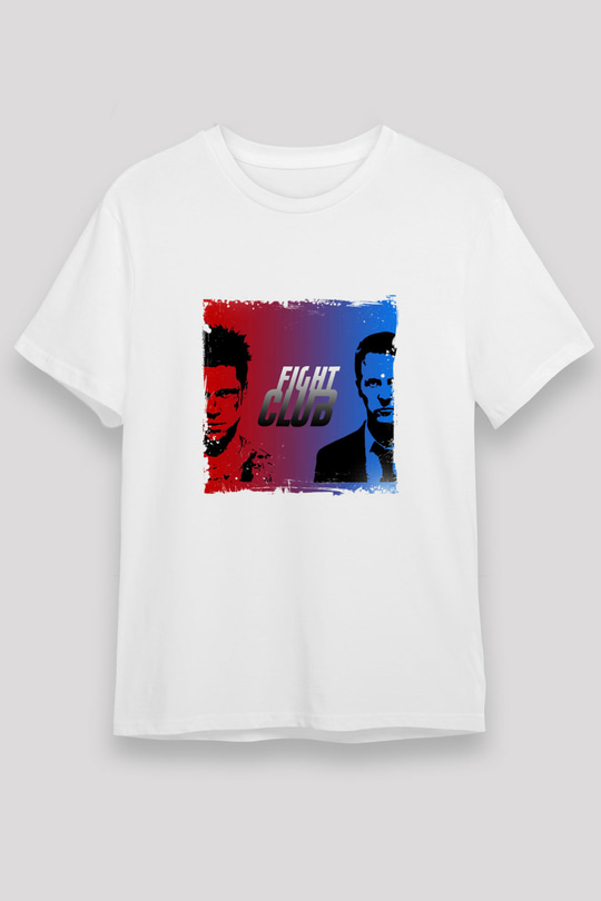 Brad Pitt Unisex Baskılı Beyaz Tişört