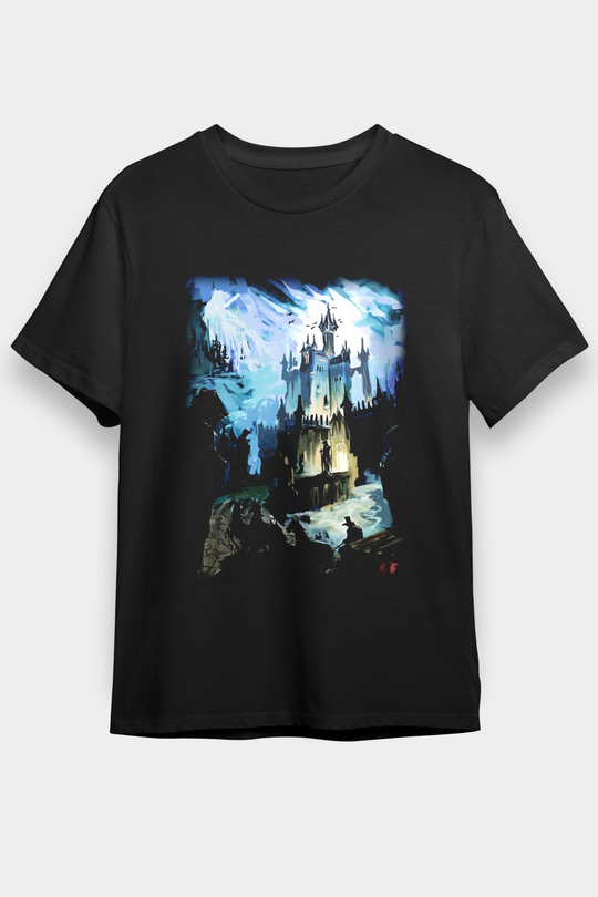 Bran Kalesi Siyah Unisex Tişört T-Shirt - TişörtFabrikası