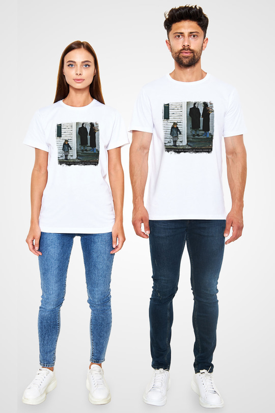 Brand New Baskılı Unisex Beyaz Tişört