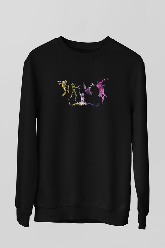 Breakdans Siyah Unisex Sweatshirt