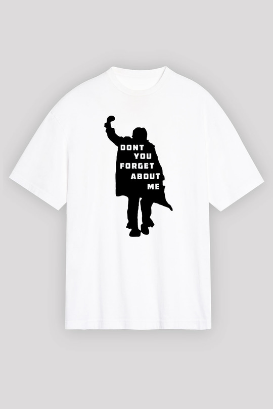 Breakfast Club Beyaz Unisex Oversize Tişört