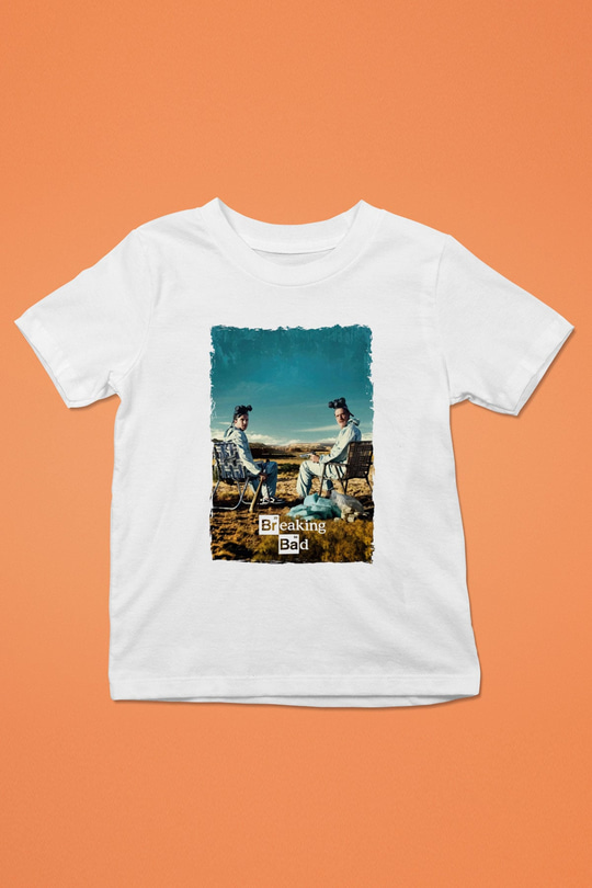 Breaking Bad Heisenberg Beyaz Unisex Çocuk Tişört