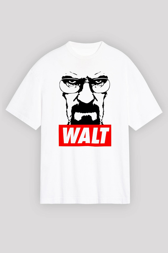 Breaking Bad Heisenberg Beyaz Unisex Oversize Tişört T-Shirt