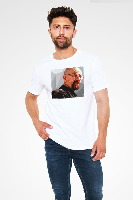 Breaking Bad Heisenberg Beyaz Unisex Tişört T-Shirt
