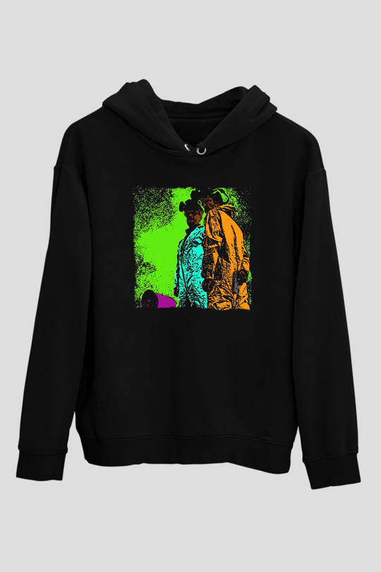 Breaking Bad Heisenberg Mr. White Siyah Unisex Hoodie