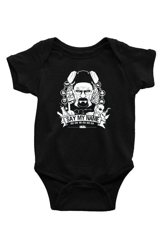 Breaking Bad Heisenberg Siyah Bebek Body - Zıbın