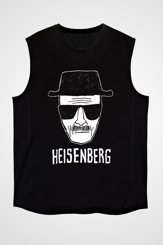 Breaking Bad Heisenberg Siyah Unisex Kolsuz Tişört