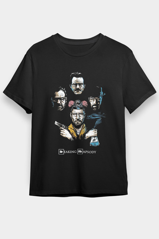 Breaking Bad Heisenberg Siyah Unisex Tişört T-Shirt