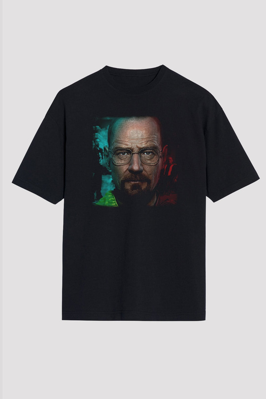 Breaking Bad Heisenberg Siyah Oversize Tişört Oversize T-shirt