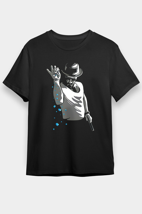 Breaking Bad Heisenberg Siyah Unisex Tişört T-Shirt