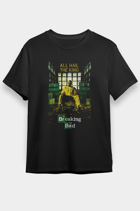 Breaking Bad Heisenberg Siyah Unisex Tişört T-Shirt