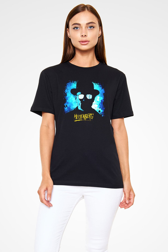 Breaking Bad Heisenberg Siyah Unisex Tişört T-Shirt