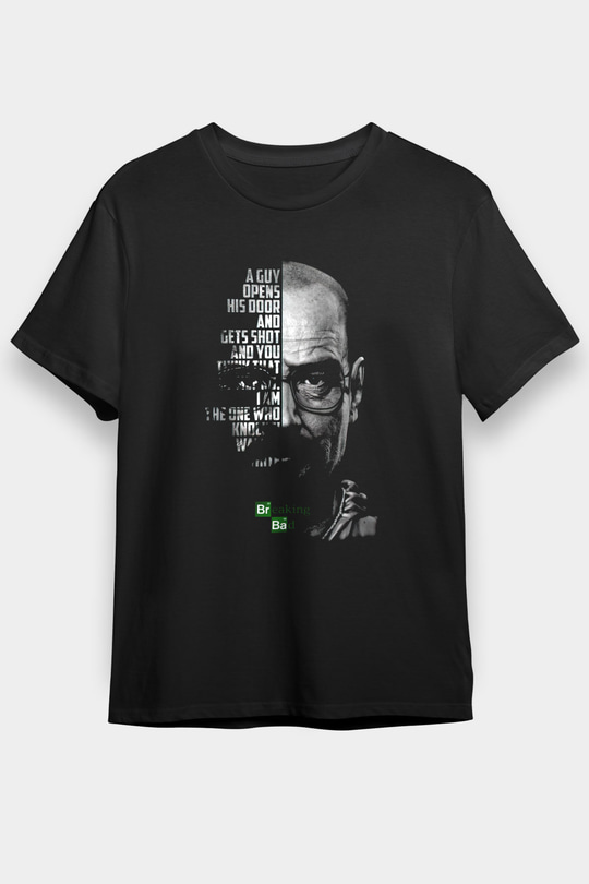 Breaking Bad Heisenberg Siyah Unisex Tişört T-Shirt