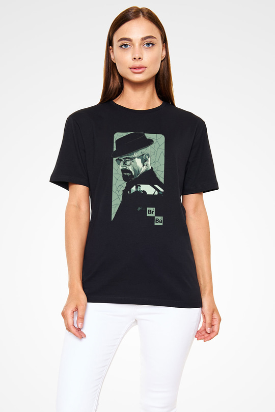 Breaking Bad Heisenberg Siyah Unisex Tişört T-Shirt
