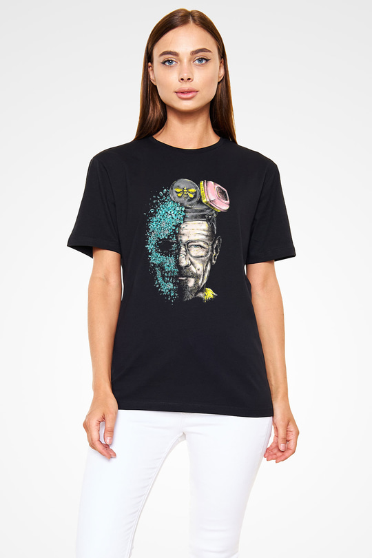Breaking Bad Heisenberg Siyah Unisex Tişört T-Shirt