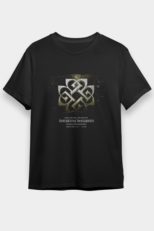 Breaking Benjamin Baskılı Unisex Siyah Tişört