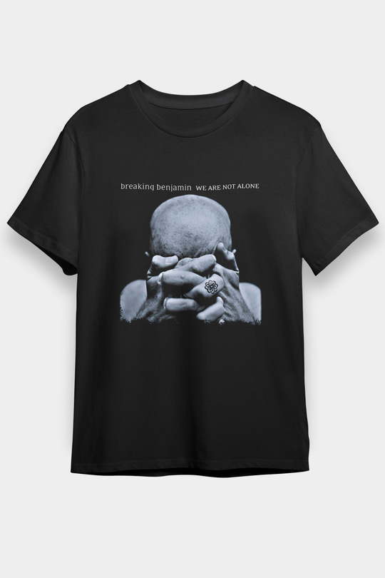 Breaking Benjamin Baskılı Unisex Siyah Tişört