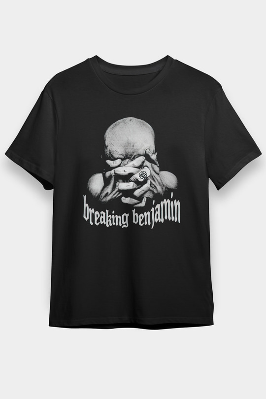 Breaking Benjamin Siyah Unisex Tişört T-Shirt - TişörtFabrikası