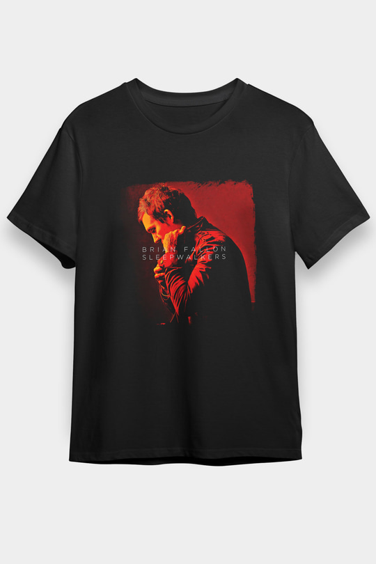 Brian Fallon Baskılı Unisex Siyah Tişört